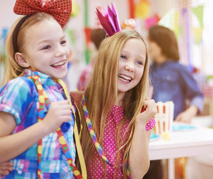 Every kid likes party with friends